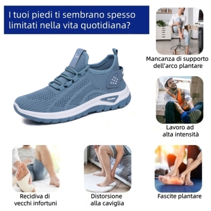 ⏰Ultimo giorno! Sconto del 70%! ✅ Scarpe ortopediche di qualità medica, appositamente progettate per problemi ai piedi, per alleviare il dolore alla schiena, alle articolazioni e ai piedi.