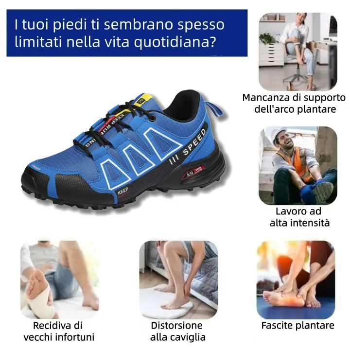 ⏰Ultimo giorno! Sconto del 67%! Non perderlo! ✅ Scarpe ortopediche dal design ergonomico per dolori alla schiena, alle articolazioni e ai piedi - unisex