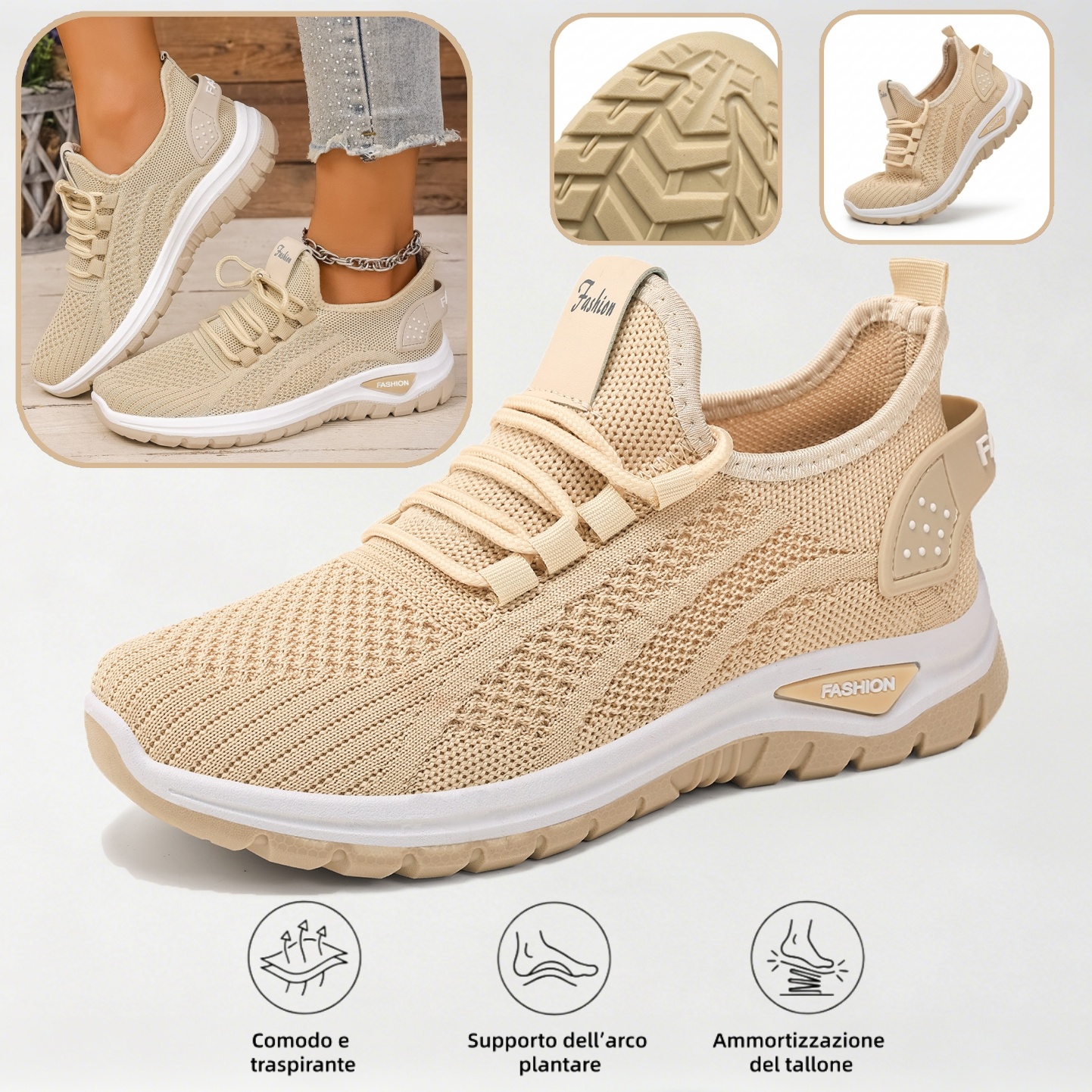 ⏰Ultimo giorno! Sconto del 70%! ✅ Scarpe ortopediche di qualità medica, appositamente progettate per problemi ai piedi, per alleviare il dolore alla schiena, alle articolazioni e ai piedi.