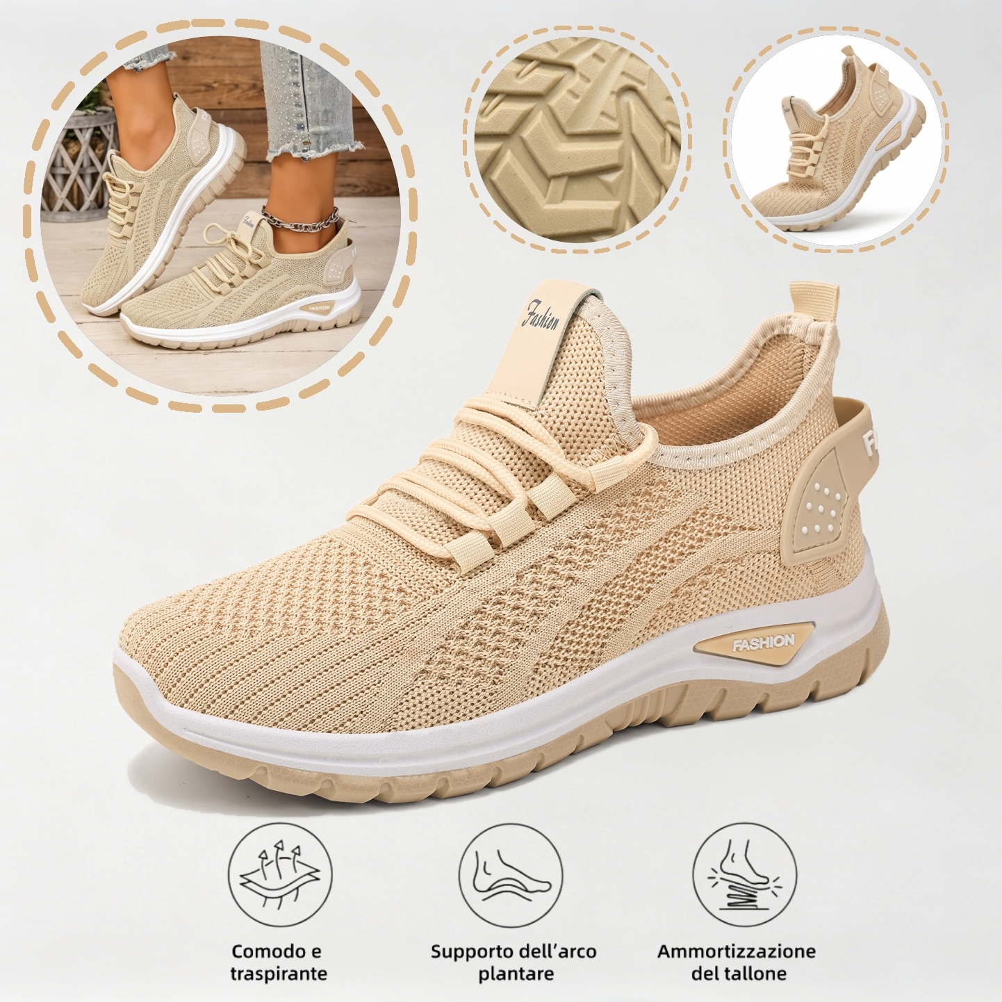 ⏰Ultimo giorno! Sconto del 70%! ✅ Scarpe ortopediche di qualità medica, appositamente progettate per problemi ai piedi, per alleviare il dolore alla schiena, alle articolazioni e ai piedi.