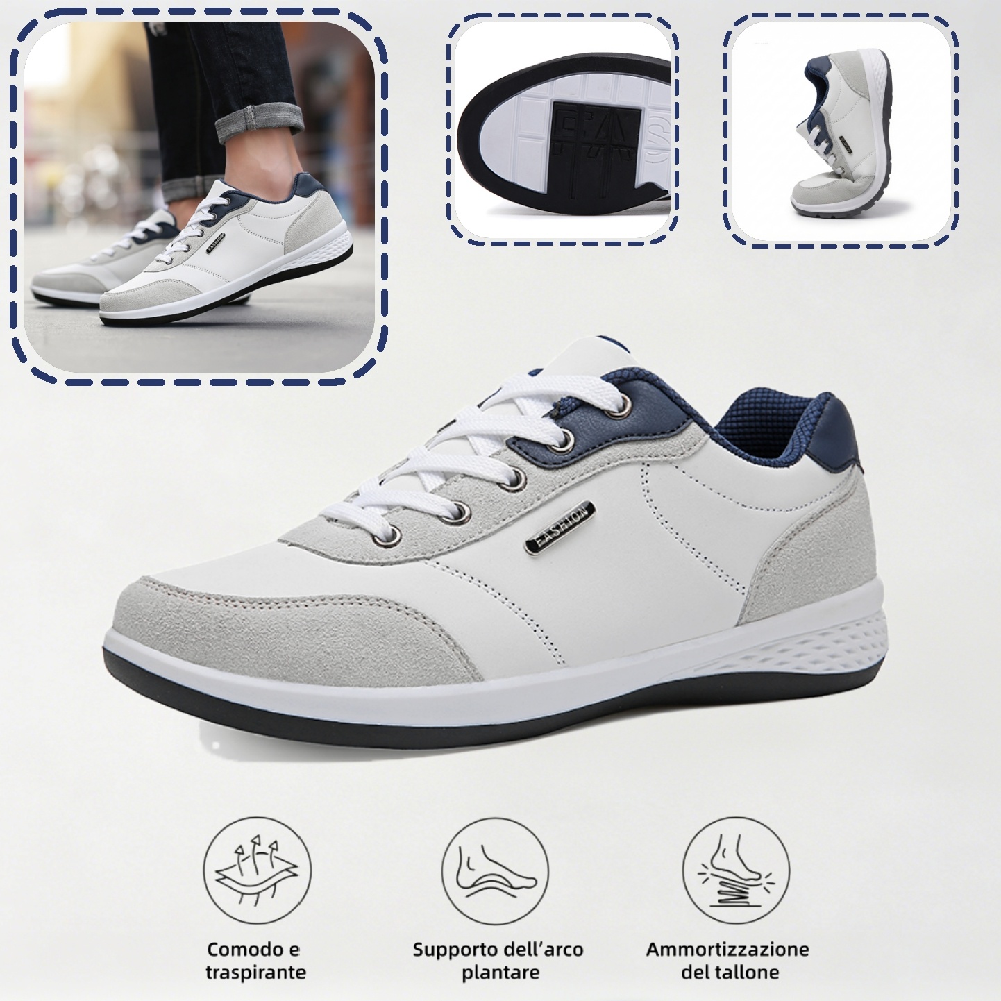 🔥 Ultimo giorno! Sconto del 70%!  ✅ Scarpe ortopediche dal design ergonomico per dolori alla schiena, alle articolazioni e ai piedi - unisex
