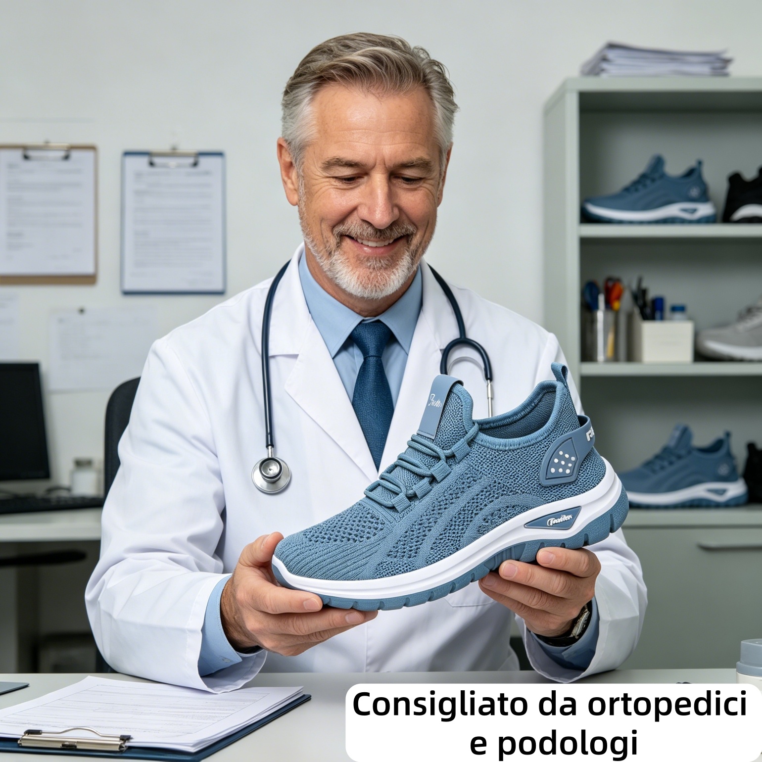 ⏰Ultimo giorno! Sconto del 70%! ✅ Scarpe ortopediche di qualità medica, appositamente progettate per problemi ai piedi, per alleviare il dolore alla schiena, alle articolazioni e ai piedi.