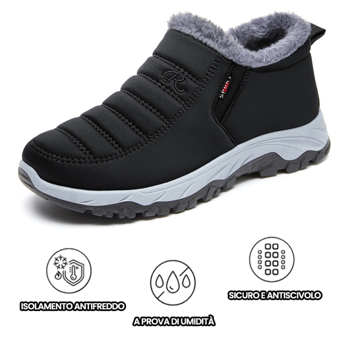 Linokyr® - Scarpa ortopedica invernale ergonomica per dolori a piedi, 