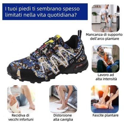 Scarpe ortopediche dal design ergonomico per dolori alla schiena, alle articolazioni e ai piedi - unisex