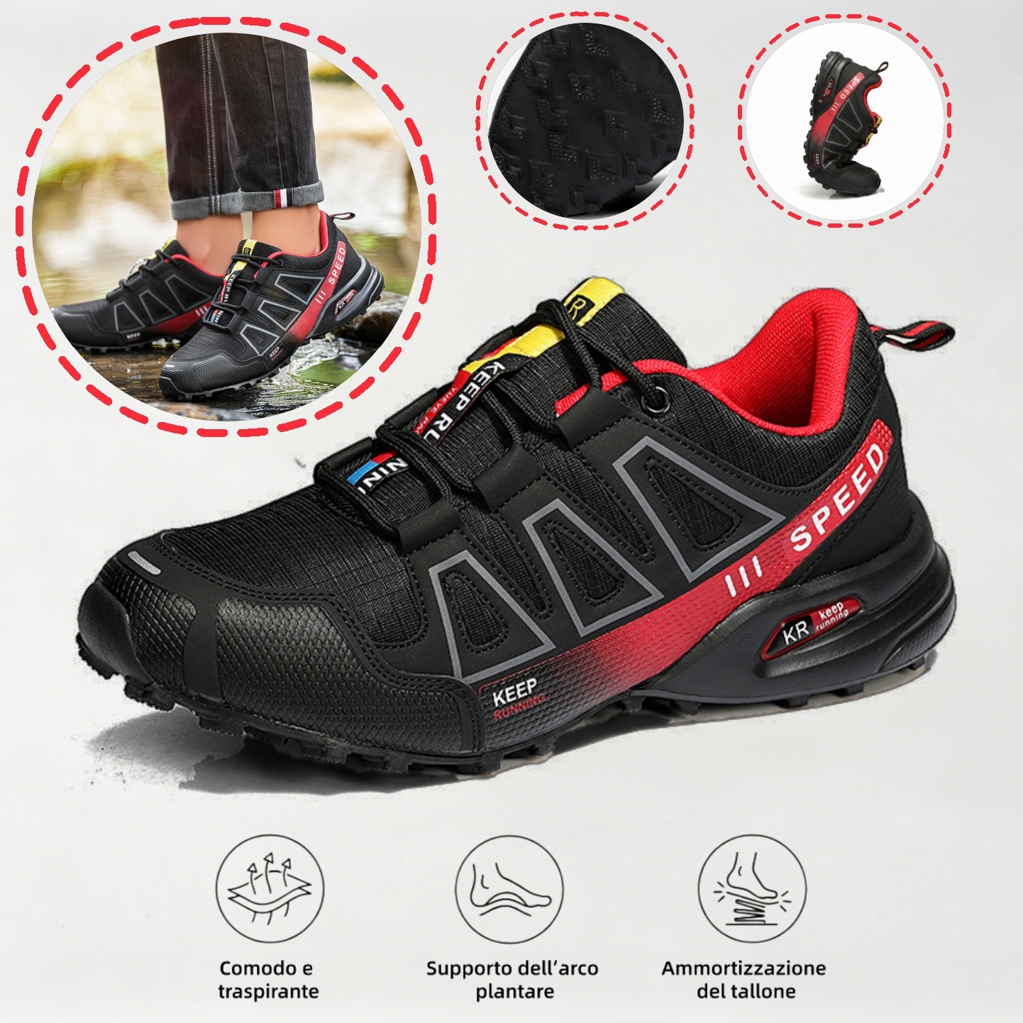  Ultimo giorno! Sconto del 67%! ✅ Scarpe ortopediche dal design ergonomico per dolori alla schiena, alle articolazioni e ai piedi - unisex