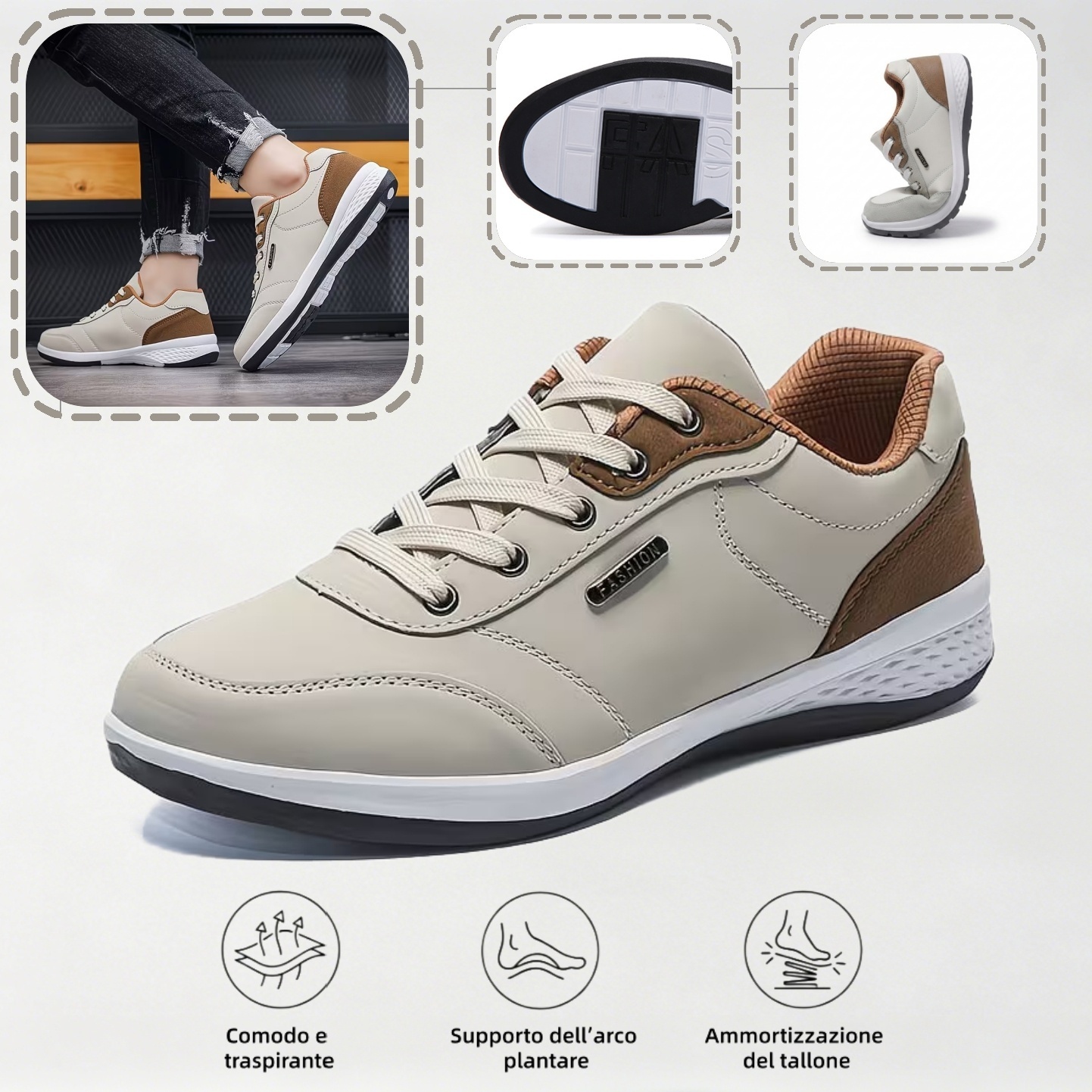 🔥 Ultimo giorno! Sconto del 70%!  ✅ Scarpe ortopediche dal design ergonomico per dolori alla schiena, alle articolazioni e ai piedi - unisex