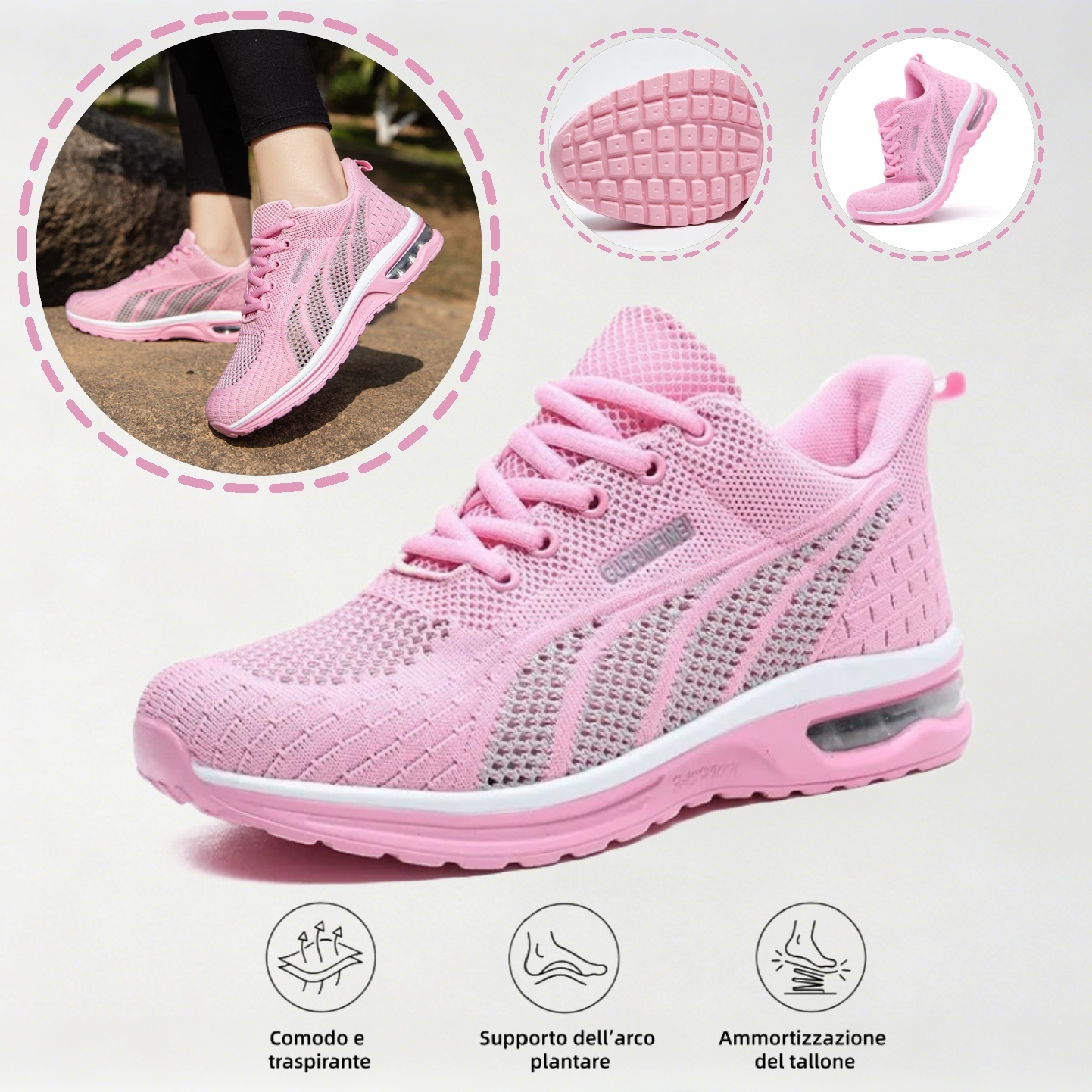⏰Ultimo giorno! Sconto del 67%! ✅ Scarpe ortopediche di qualità medica, appositamente progettate per problemi ai piedi, per alleviare il dolore alla schiena, alle articolazioni e ai piedi.