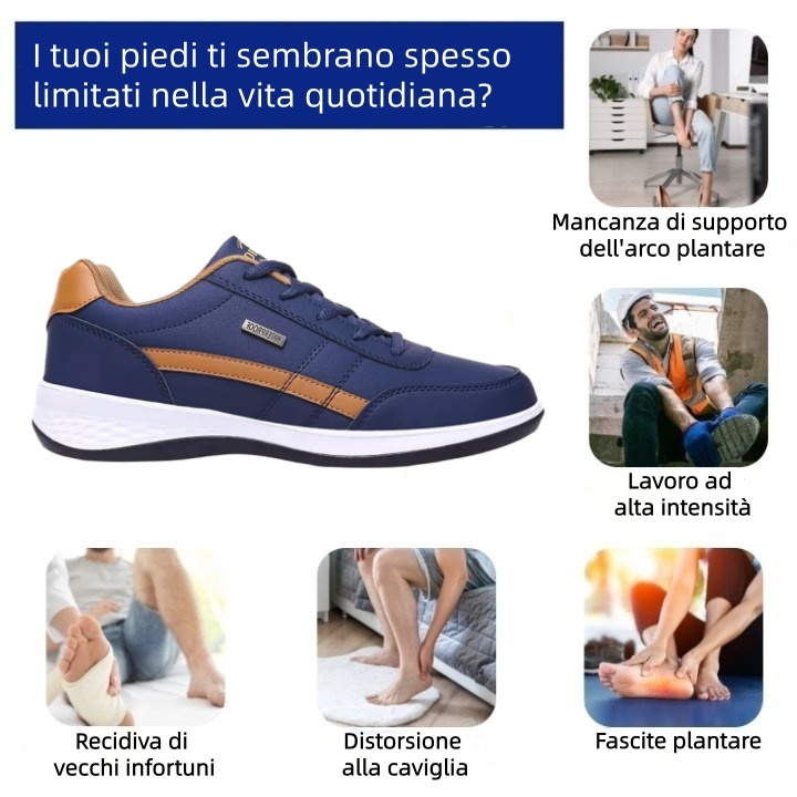 Linokyr® – Scarpe ortopediche mediche dal design ergonomico che alleviano il dolore alla schiena, alle articolazioni e alle gambe.