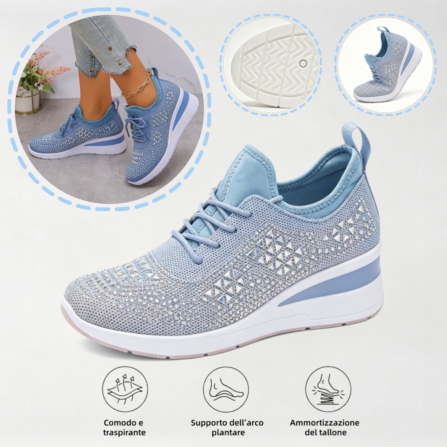 ⏰Ultimo giorno! Sconto del 67%! ✅ Scarpe ortopediche di qualità medica, appositamente progettate per problemi ai piedi, per alleviare il dolore alla schiena, alle articolazioni e ai piedi.
