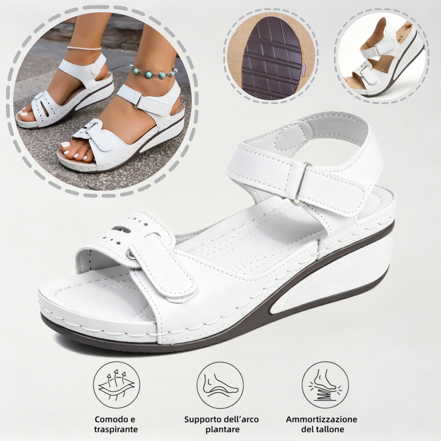 ⏰Ultimo giorno! Sconto del 67%! ✅ Scarpe ortopediche di qualità medica, appositamente progettate per problemi ai piedi, per alleviare il dolore alla schiena, alle articolazioni e ai piedi.