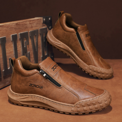 🔥 Sconto del 67% oggi - Non perderlo! 🐂 Scarpe ortopediche in pelle italiana cucite a mano con supporto dell'arco plantare ✅ Morbide e comode, offrono un comfort immediato.