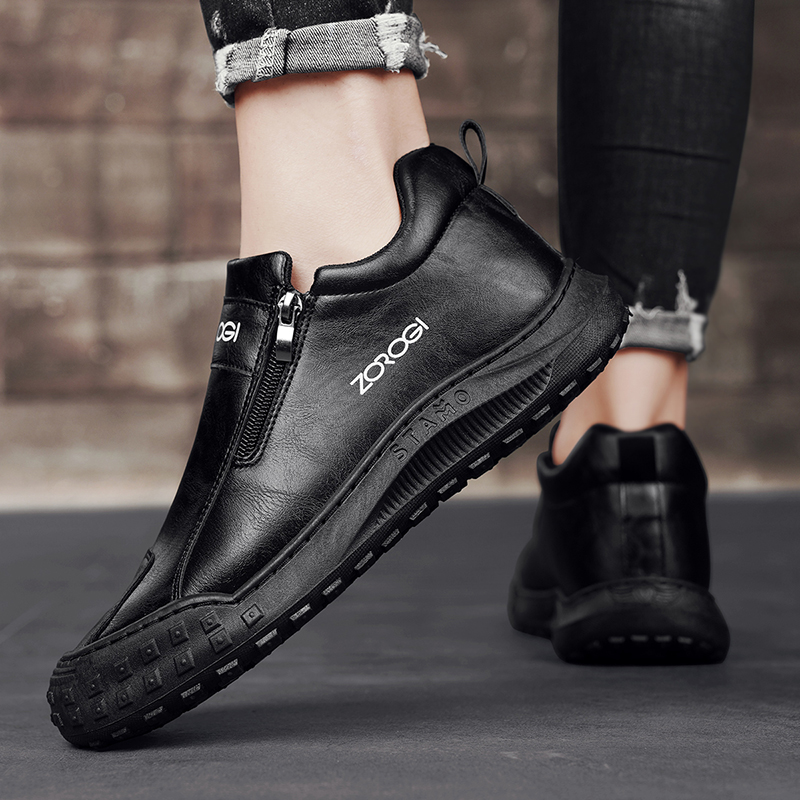 🔥 Sconto del 67% oggi - Non perderlo! 🐂 Scarpe ortopediche in pelle italiana cucite a mano con supporto dell'arco plantare ✅ Morbide e comode, offrono un comfort immediato.