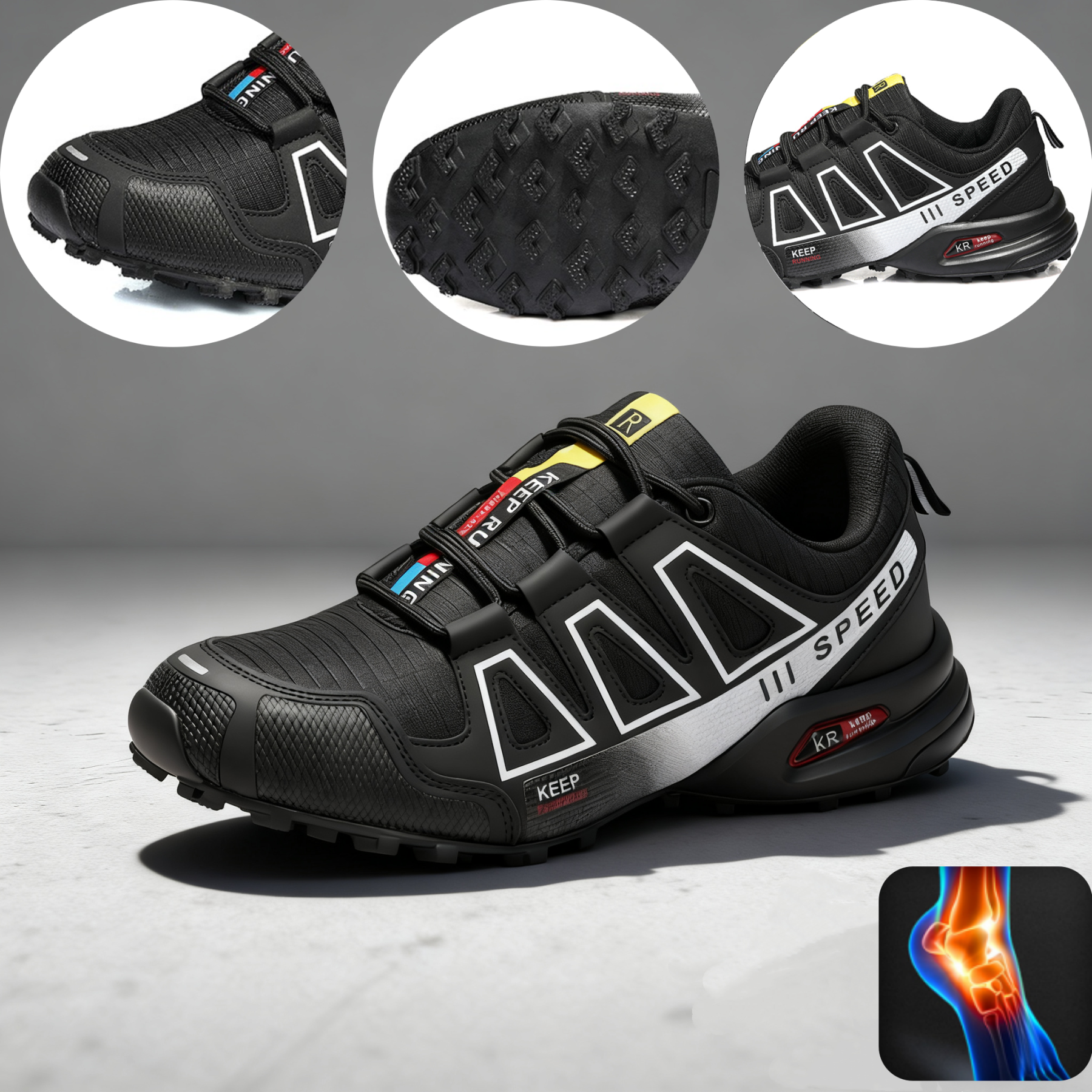 Scarpe ortopediche dal design ergonomico per dolori alla schiena, alle articolazioni e ai piedi - unisex