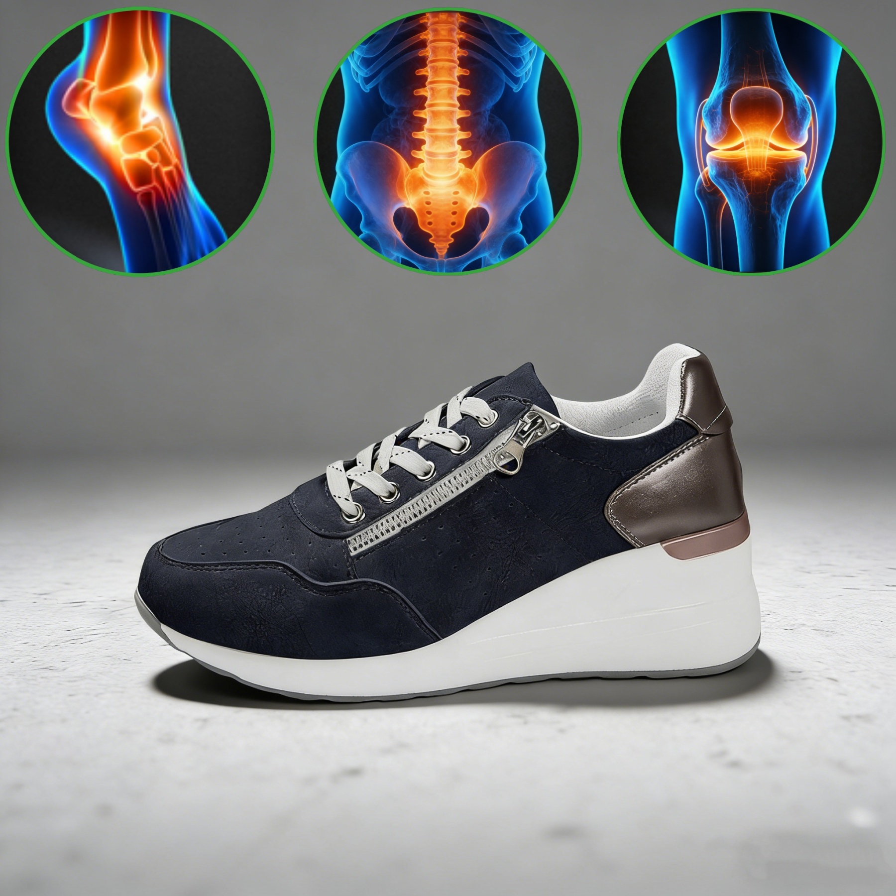 🔥Sconto del 67% oggi - Non perderlo!⏰ Scarpe ortopediche dal design ergonomico - design con supporto dell'arco plantare 👞 Elimina facilmente il dolore ai piedi.