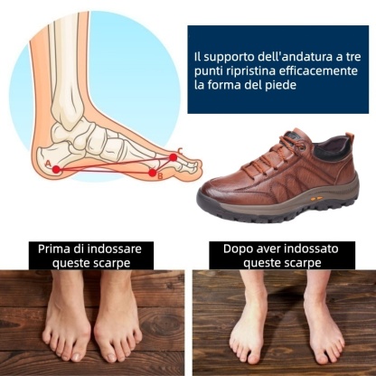 Scarpe ortopediche mediche Nersora®: progettate ergonomicamente per alleviare il dolore alla schiena, ai piedi e alle articolazioni.