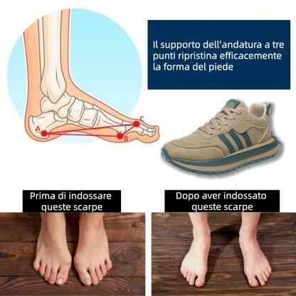 🔥 Ultimo giorno! Risparmia il 69%! ⏰ Scarpe ortopediche da uomo dal design ergonomico ✅ Morbide, comode e con un supporto eccellente 🦶 - Allevia efficacemente il dolore ai piedi