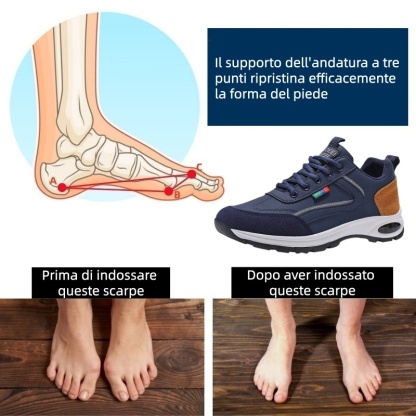 🔥Sconto del 67% oggi - Non perderlo!⏰Scarpa ortopedica invernale ergonomica per dolori a piedi, ginocchia e schiena - Unisex