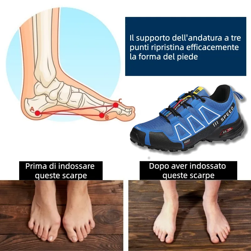 ⏰Ultimo giorno! Sconto del 67%! Non perderlo! ✅ Scarpe ortopediche dal design ergonomico per dolori alla schiena, alle articolazioni e ai piedi - unisex