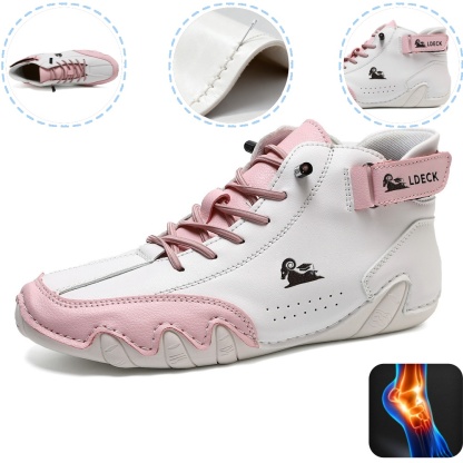 linokyr® - Scarpe ortopediche ergonomiche in pelle, impermeabili, alleviano il dolore ai piedi - unisex