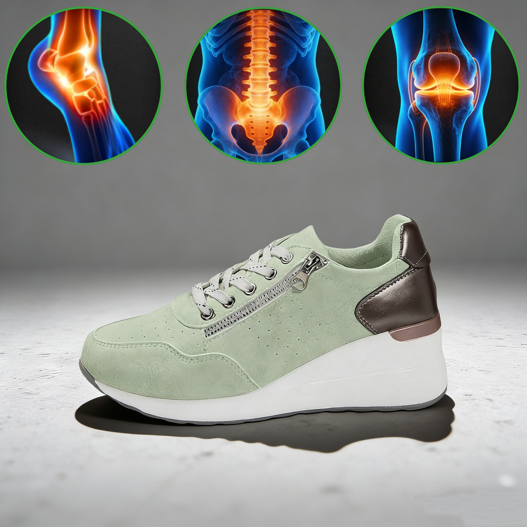 🔥Sconto del 67% oggi - Non perderlo!⏰ Scarpe ortopediche dal design ergonomico - design con supporto dell'arco plantare 👞 Elimina facilmente il dolore ai piedi.