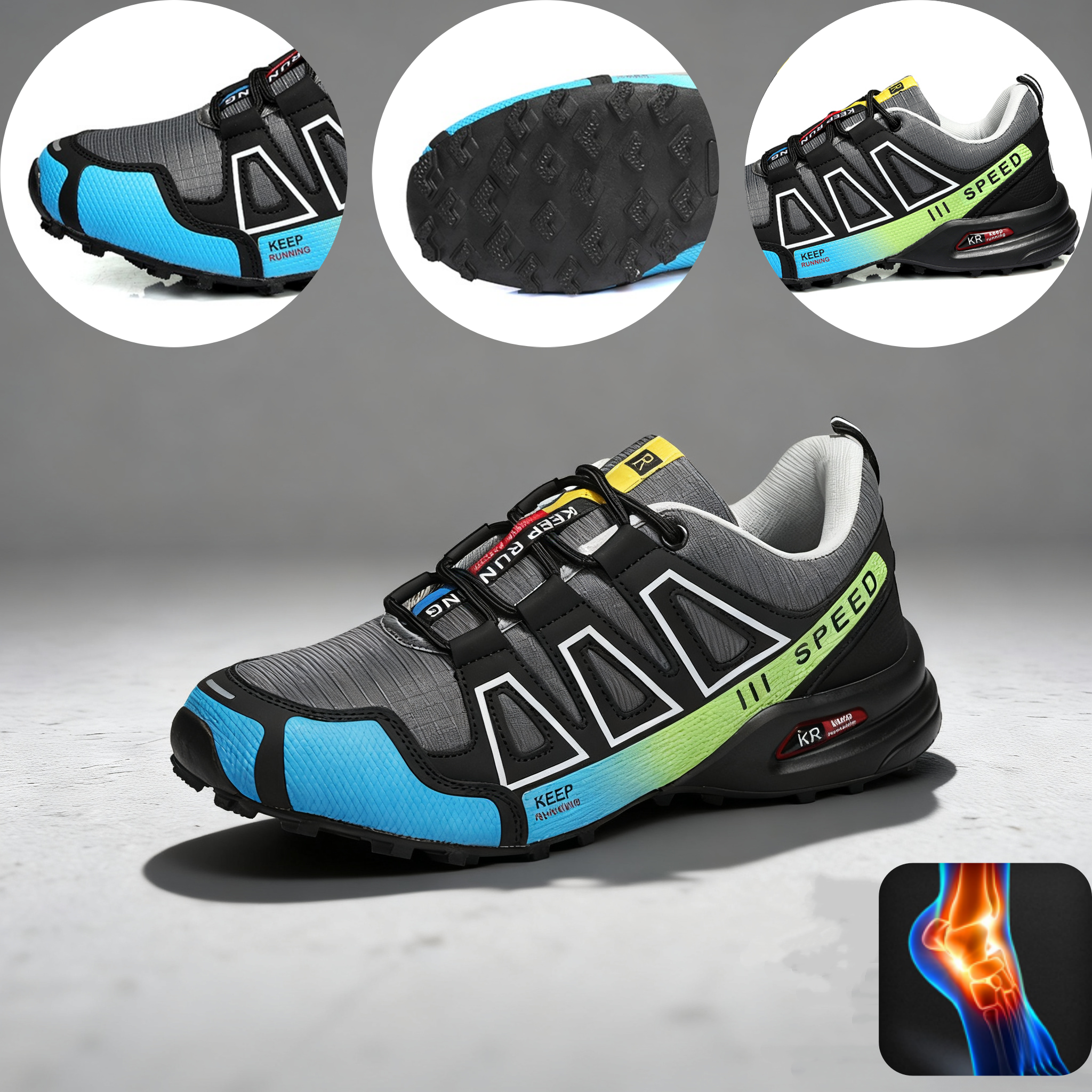 Nevova Scarpe Invernali Uomo Nevoldeck - Impermeabili, Ortopediche Con Supporto Dell'arco - Colore Grigio - Taglia 42 EU