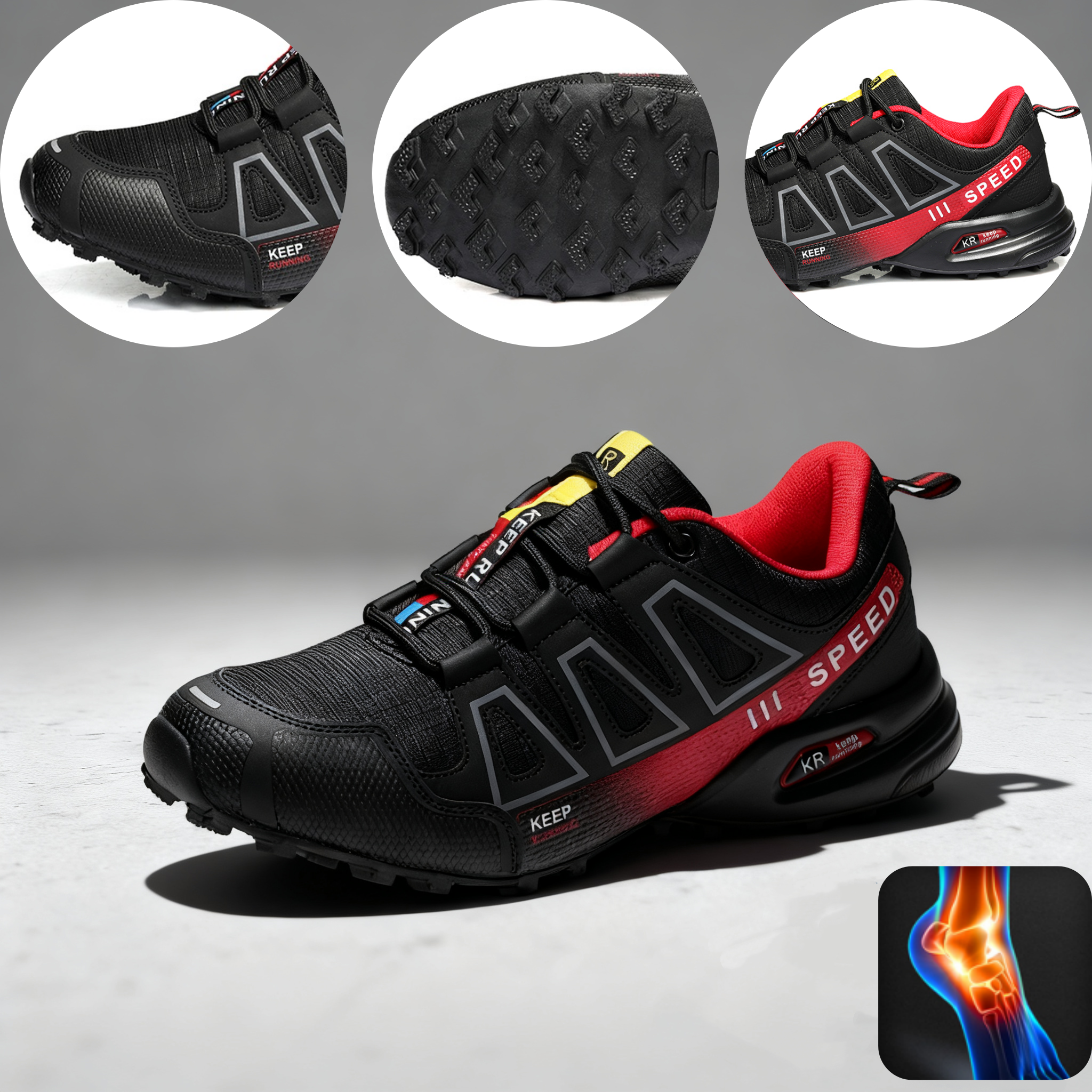 Scarpe ortopediche dal design ergonomico per dolori alla schiena, alle articolazioni e ai piedi - unisex