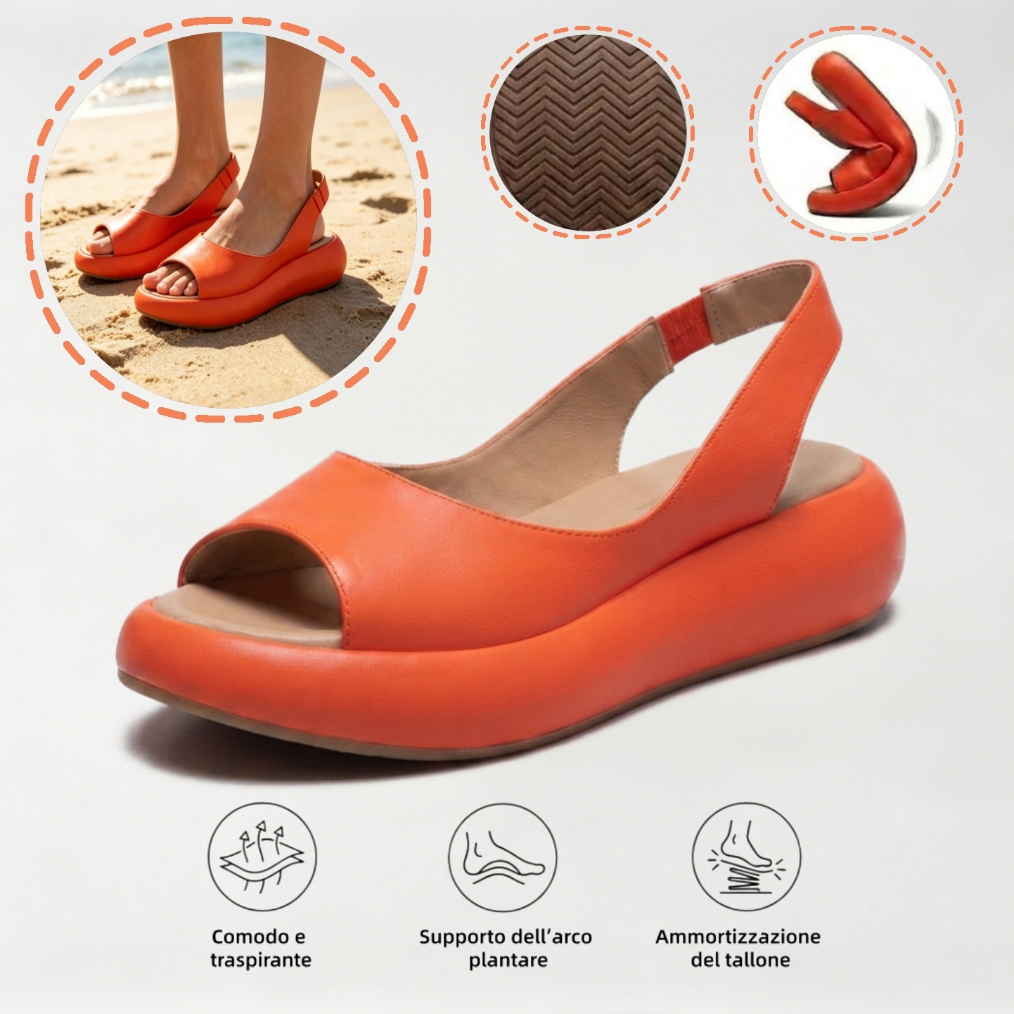 ⏰Ultimo giorno! Sconto del 70%! ✅ Scarpe ortopediche di qualità medica, appositamente progettate per problemi ai piedi, per alleviare il dolore alla schiena, alle articolazioni e ai piedi.