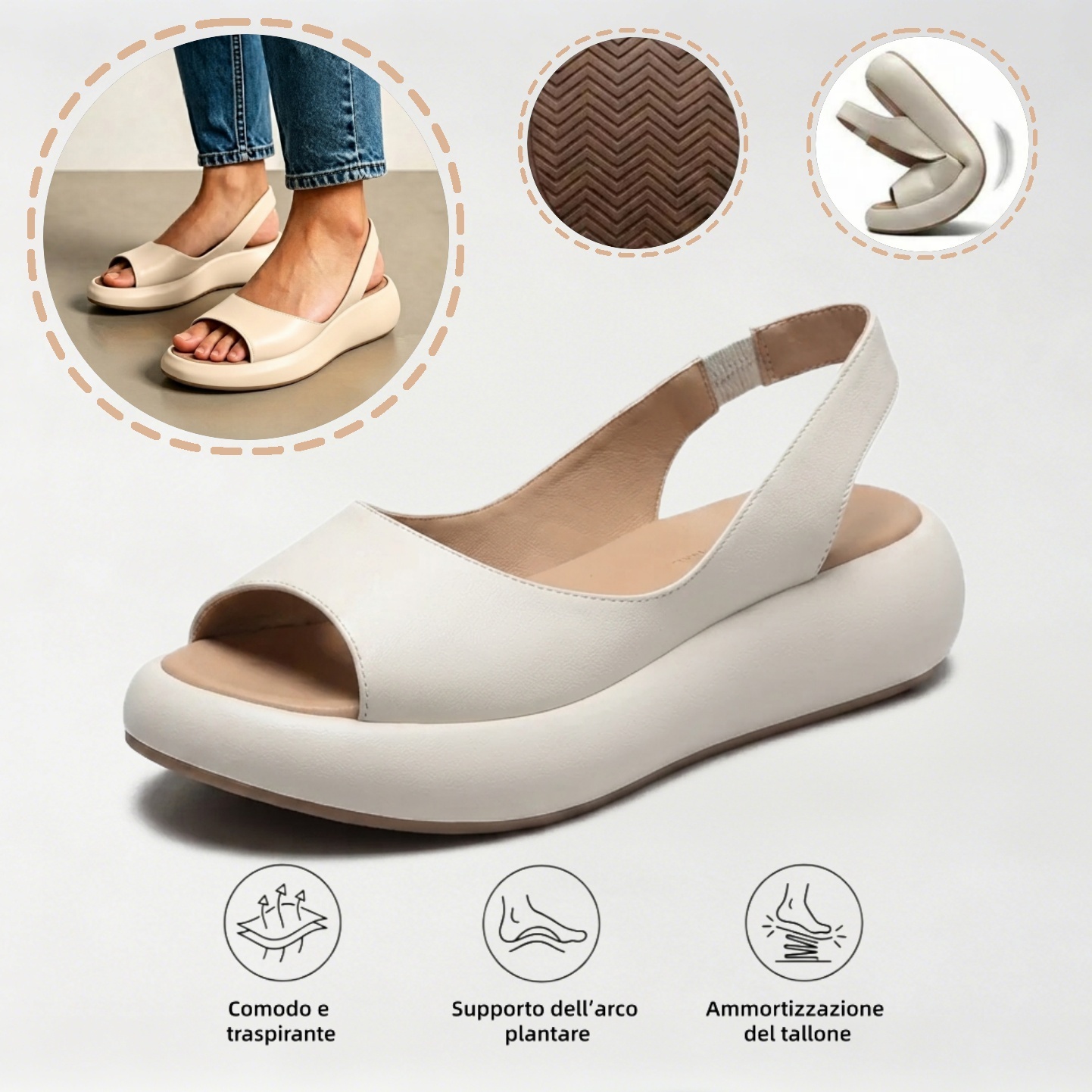 ⏰Ultimo giorno! Sconto del 70%! ✅ Scarpe ortopediche di qualità medica, appositamente progettate per problemi ai piedi, per alleviare il dolore alla schiena, alle articolazioni e ai piedi.