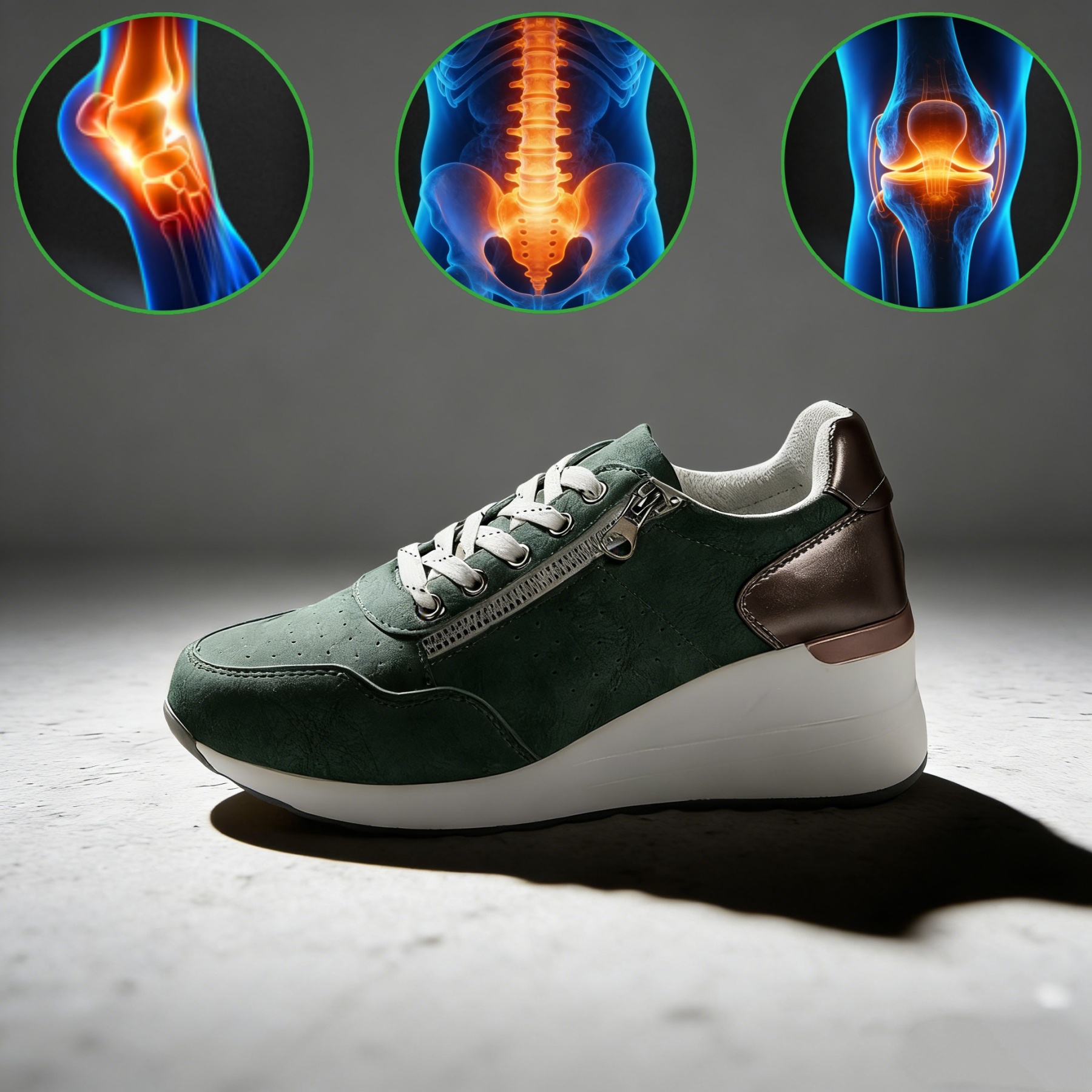 🔥Sconto del 67% oggi - Non perderlo!⏰ Scarpe ortopediche dal design ergonomico - design con supporto dell'arco plantare 👞 Elimina facilmente il dolore ai piedi.