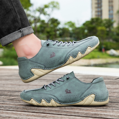 linokyr® - Scarpe ortopediche ergonomiche in pelle, impermeabili, alleviano il dolore ai piedi - unisex