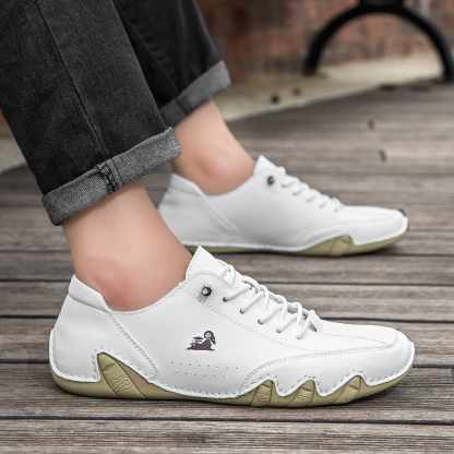 linokyr® - Scarpe ortopediche ergonomiche in pelle, impermeabili, alleviano il dolore ai piedi - unisex