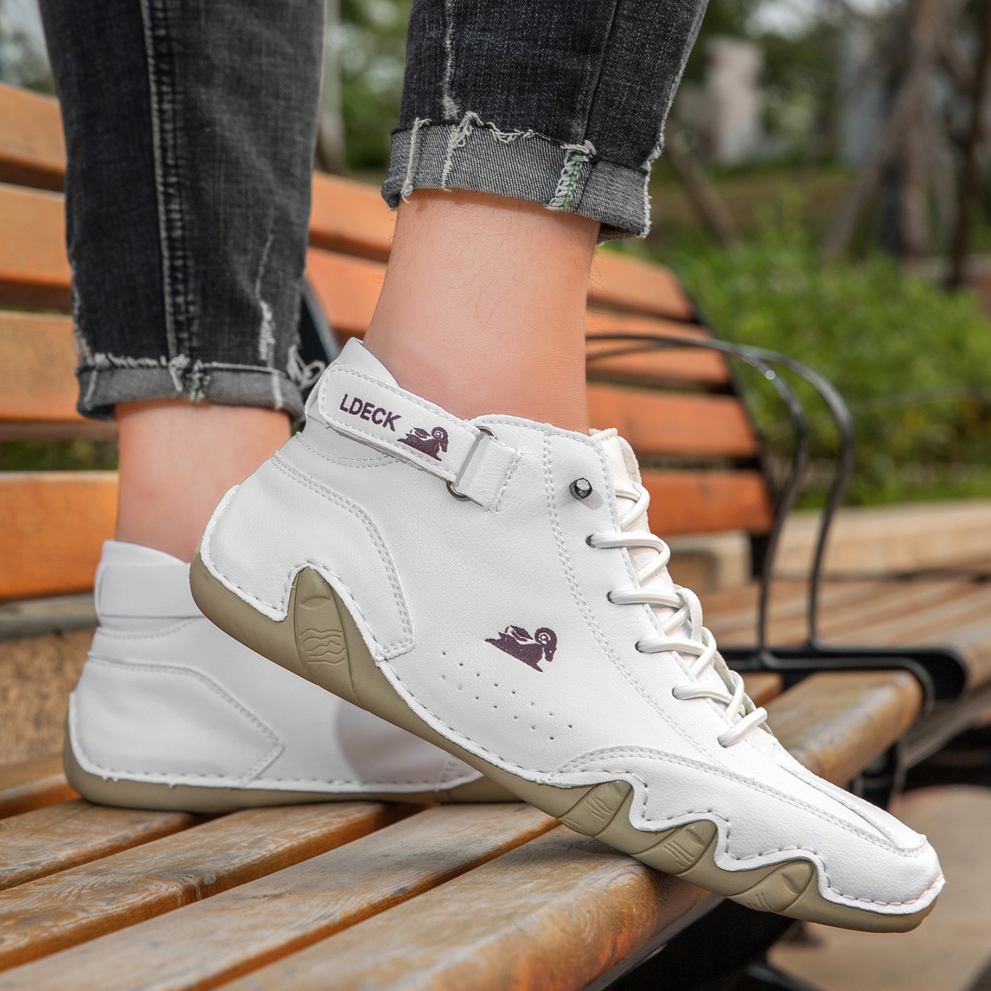 linokyr® - Scarpe ortopediche ergonomiche in pelle, impermeabili, alleviano il dolore ai piedi - unisex