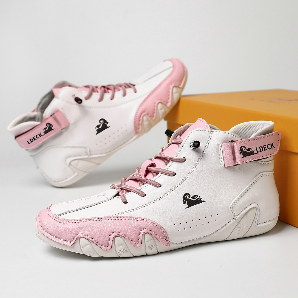 linokyr® - Scarpe ortopediche ergonomiche in pelle, impermeabili, alleviano il dolore ai piedi - unisex