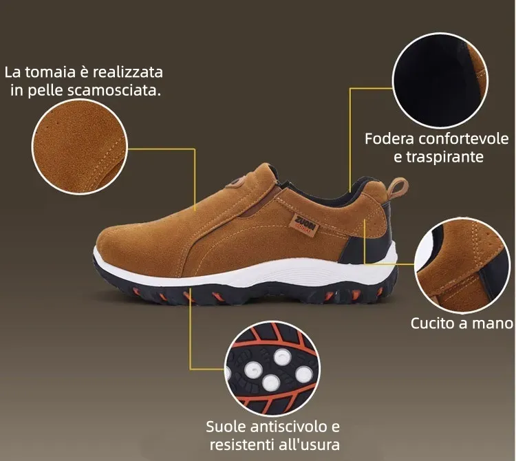 🔥Sconto del 67% oggi - Non perderlo!⏰Scarpa ortopedica invernale ergonomica per dolori a piedi, ginocchia e schiena - Unisex