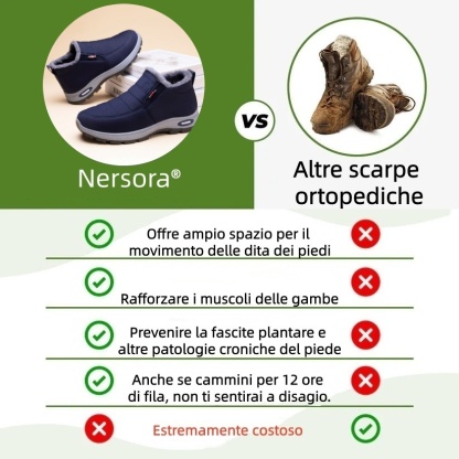 🎉Sconto del 67% oggi - Non perderlo!⏰Scarpa ortopedica invernale ergonomica per dolori a piedi, ginocchia e schiena - Unisex