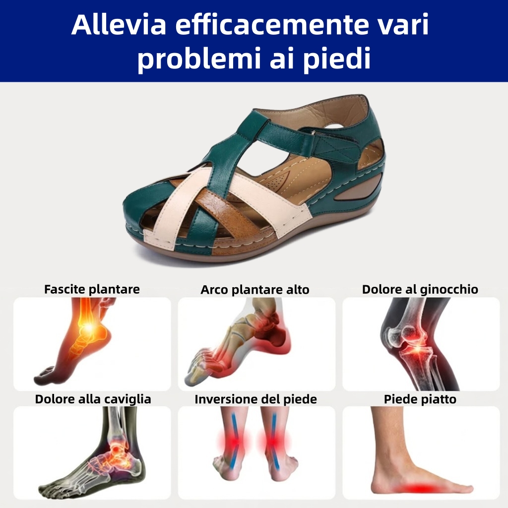 Ultimo giorno! Sconto del 70%! Non perdete l'occasione! ✅️ Sandali comodi con supporto plantare: alleviano il dolore ai piedi e hanno un design ergonomico.