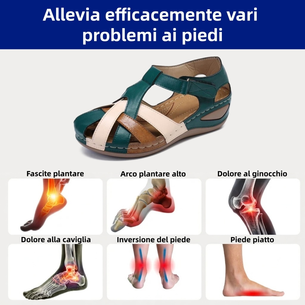Ultimo giorno! Sconto del 70%! Non perdete l'occasione! ✅️ Sandali comodi con supporto plantare: alleviano il dolore ai piedi e hanno un design ergonomico.