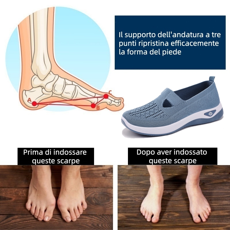⏰Ultimo giorno! Sconto del 70%! ✅ Scarpe ortopediche di qualità medica, appositamente progettate per problemi ai piedi, per alleviare il dolore alla schiena, alle articolazioni e ai piedi.