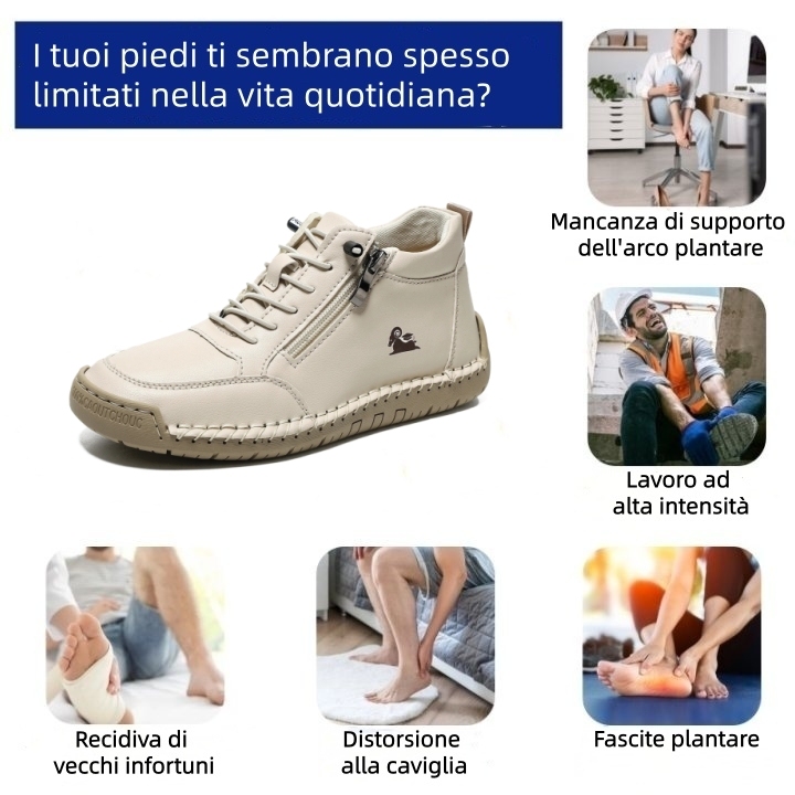 🔥 Ultimo giorno! Sconto del 70%!  ✅ Scarpe ortopediche dal design ergonomico per dolori alla schiena, alle articolazioni e ai piedi - unisex