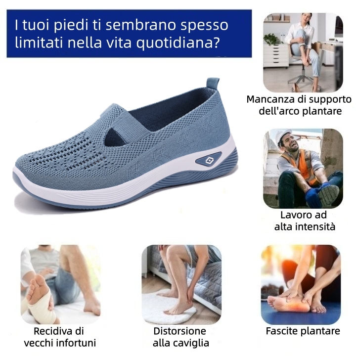 ⏰Ultimo giorno! Sconto del 70%! ✅ Scarpe ortopediche di qualità medica, appositamente progettate per problemi ai piedi, per alleviare il dolore alla schiena, alle articolazioni e ai piedi.