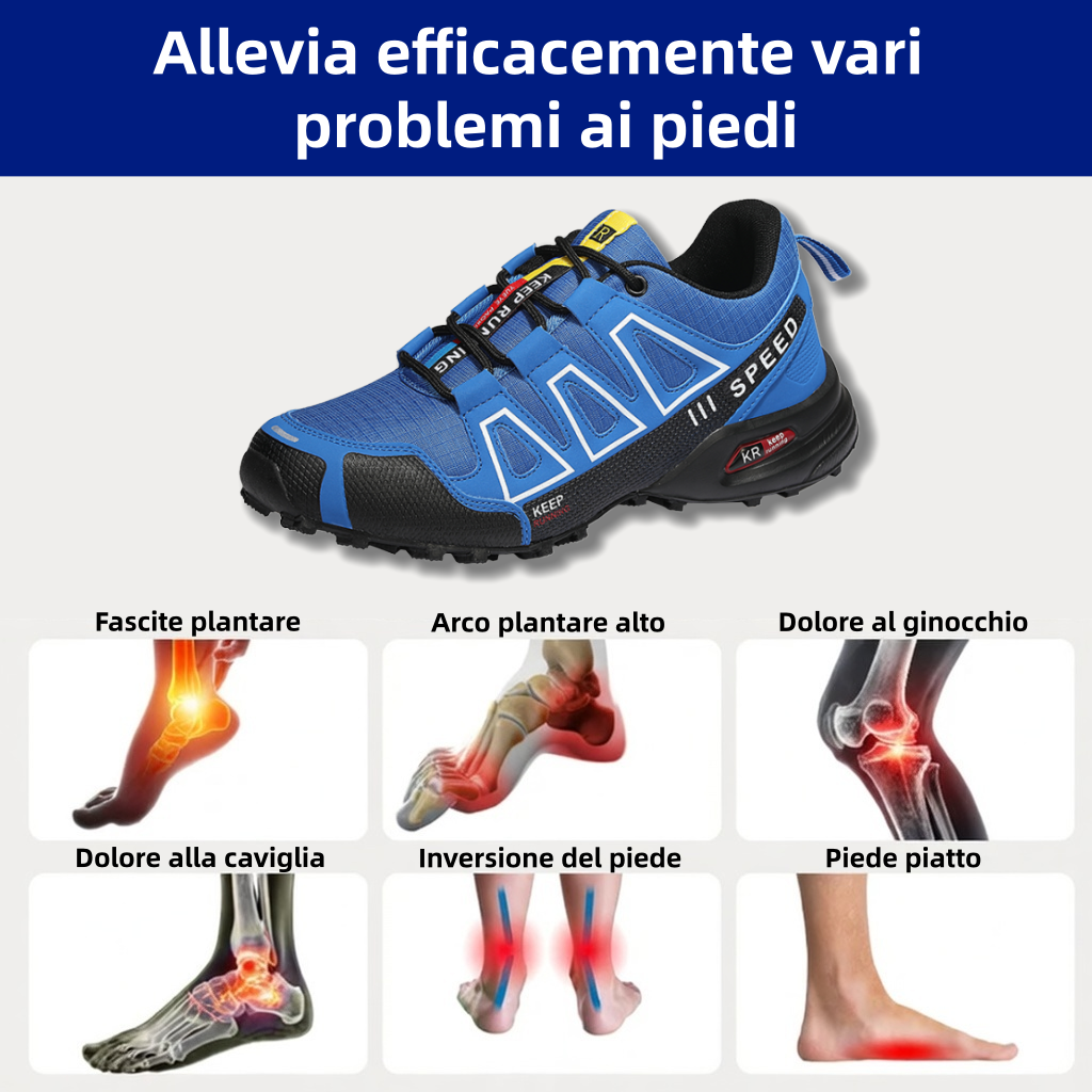 ⏰Ultimo giorno! Sconto del 67%! Non perderlo! ✅ Scarpe ortopediche dal design ergonomico per dolori alla schiena, alle articolazioni e ai piedi - unisex