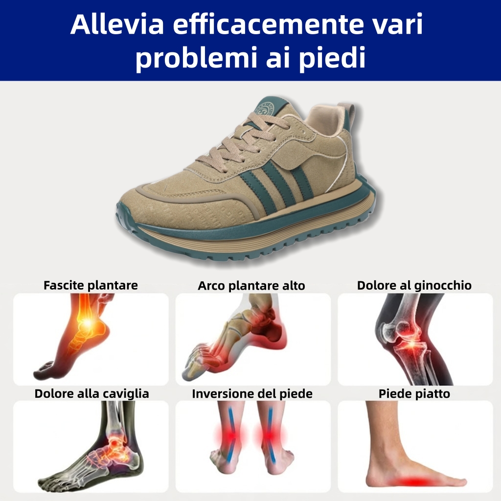 🔥 Ultimo giorno! Risparmia il 69%! ⏰ Scarpe ortopediche da uomo dal design ergonomico ✅ Morbide, comode e con un supporto eccellente 🦶 - Allevia efficacemente il dolore ai piedi