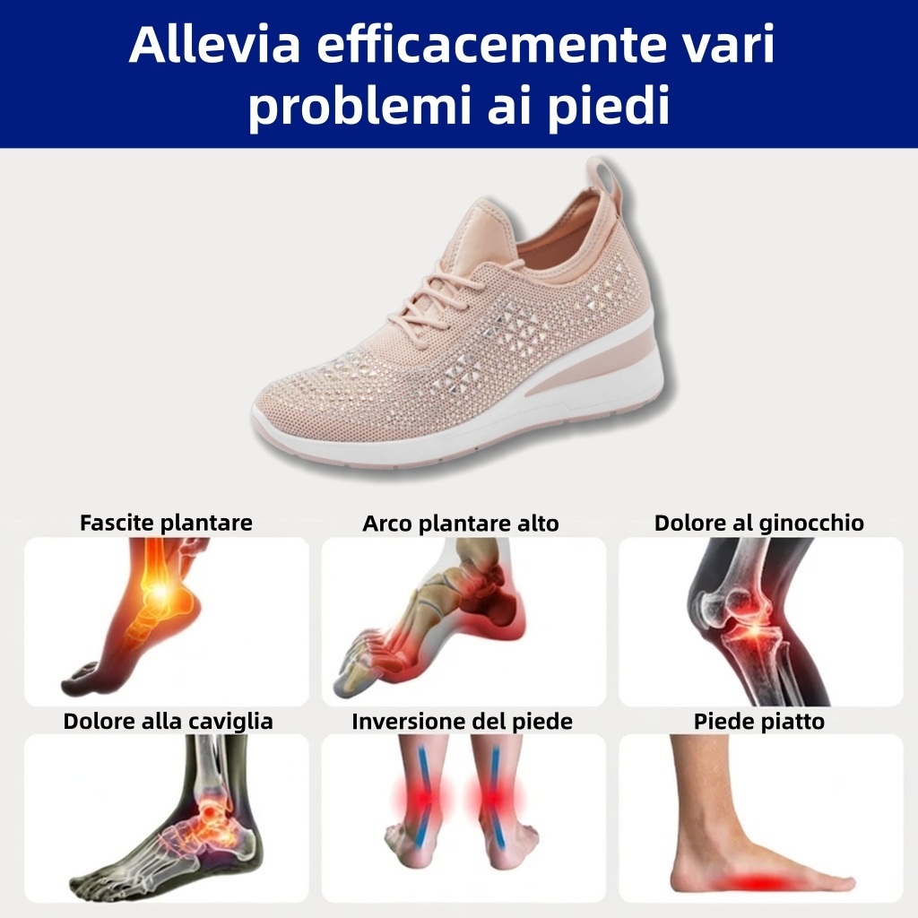 ⏰Ultimo giorno! Sconto del 70%! ✅ Scarpe ortopediche di qualità medica, appositamente progettate per problemi ai piedi, per alleviare il dolore alla schiena, alle articolazioni e ai piedi.