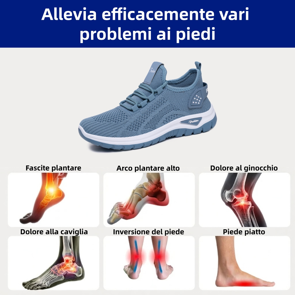 ⏰Ultimo giorno! Sconto del 70%! ✅ Scarpe ortopediche di qualità medica, appositamente progettate per problemi ai piedi, per alleviare il dolore alla schiena, alle articolazioni e ai piedi.