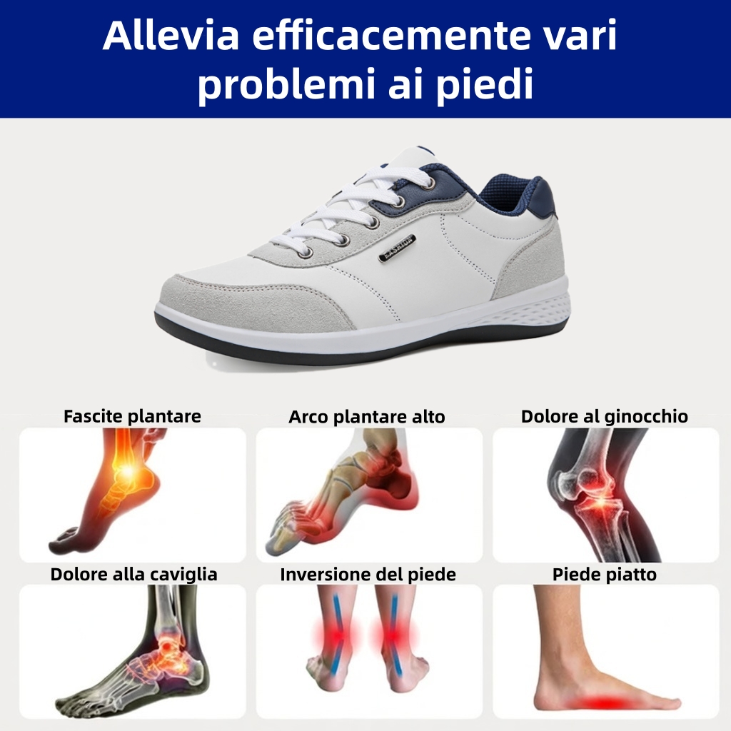 🔥 Ultimo giorno! Sconto del 70%!  ✅ Scarpe ortopediche dal design ergonomico per dolori alla schiena, alle articolazioni e ai piedi - unisex