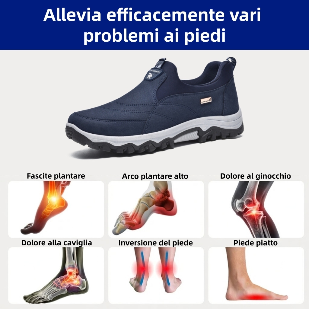 ⏰Ultimo giorno! Sconto del 70%! ✅ Scarpe ortopediche di qualità medica, appositamente progettate per problemi ai piedi, per alleviare il dolore alla schiena, alle articolazioni e ai piedi.