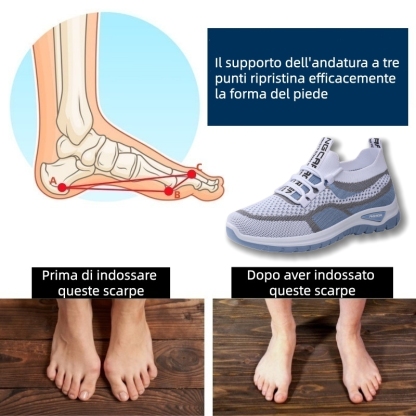 ⏰Ultimo giorno! Sconto del 70%! ✅ Scarpe ortopediche di qualità medica, appositamente progettate per problemi ai piedi, per alleviare il dolore alla schiena, alle articolazioni e ai piedi.