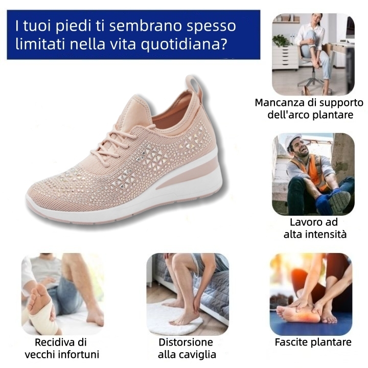 ⏰Ultimo giorno! Sconto del 70%! ✅ Scarpe ortopediche di qualità medica, appositamente progettate per problemi ai piedi, per alleviare il dolore alla schiena, alle articolazioni e ai piedi.