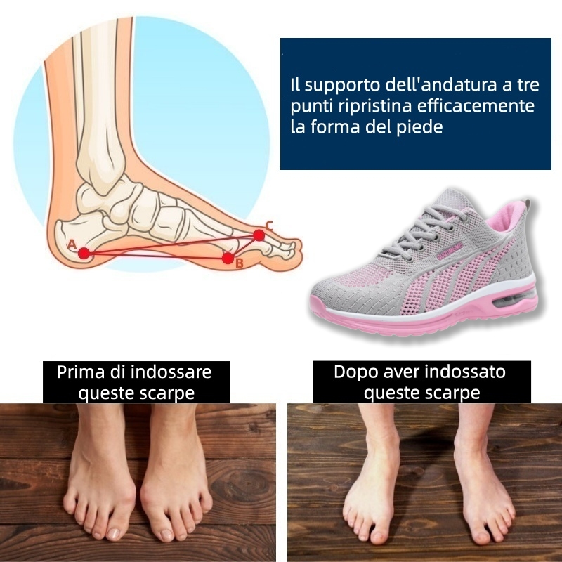 ⏰Ultimo giorno! Sconto del 70%! ✅ Scarpe ortopediche di qualità medica, appositamente progettate per problemi ai piedi, per alleviare il dolore alla schiena, alle articolazioni e ai piedi.