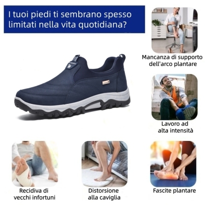 ⏰Ultimo giorno! Sconto del 70%! ✅ Scarpe ortopediche di qualità medica, appositamente progettate per problemi ai piedi, per alleviare il dolore alla schiena, alle articolazioni e ai piedi.